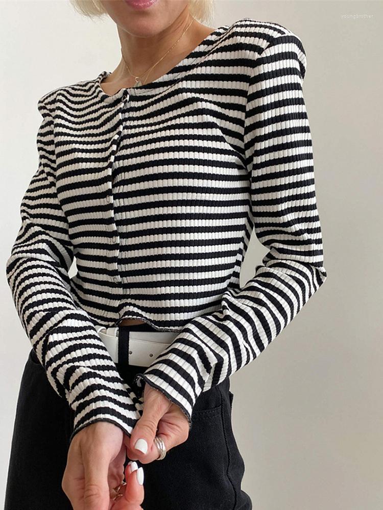 Women' Sweaters Striped O-neck Cardigan Knitted Women 2022 Autumn Long Sleeve Crop Fashion Button Knitwear Simple All-match Lady Tops, Black
Women' Sweaters Striped O-neck Cardigan Knitted Women 2022 Autumn Long Sleeve Crop Fashion Button Knitwear Simple All-match Lady Tops, Black