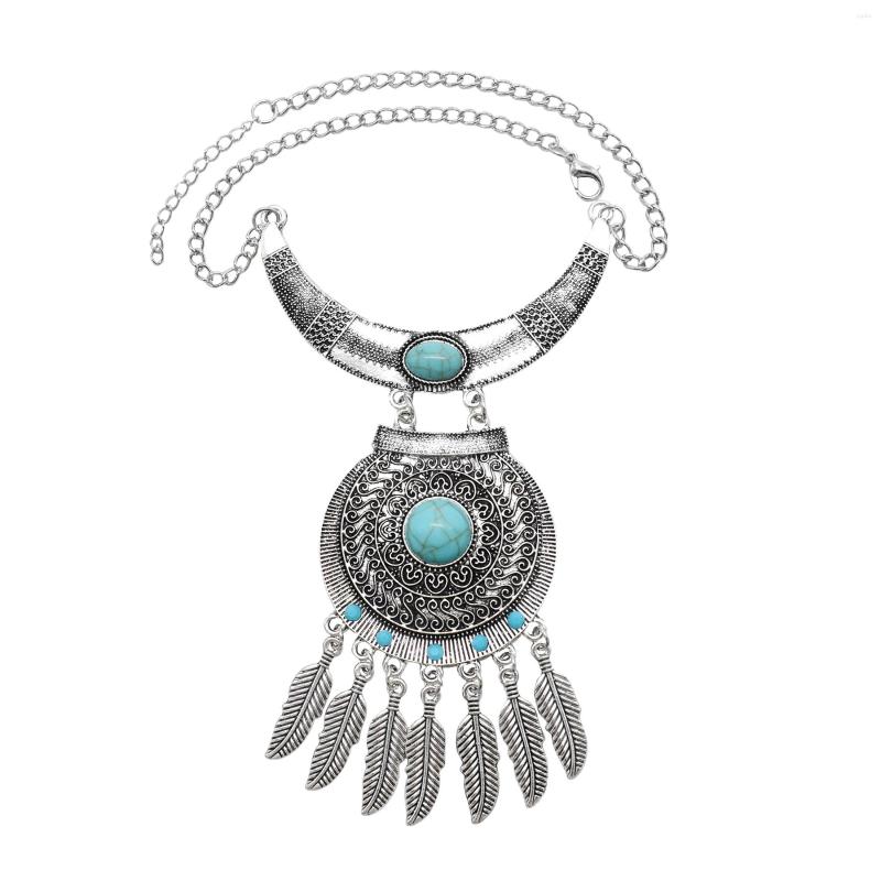 Choker Gypsy Vintage Necklace For Women Green Black Acrylic Stone Feather Metal Tassel Round Silver Statement Jewelry
Choker Gypsy Vintage Necklace For Women Green Black Acrylic Stone Feather Metal Tassel Round Silver Statement Jewelry