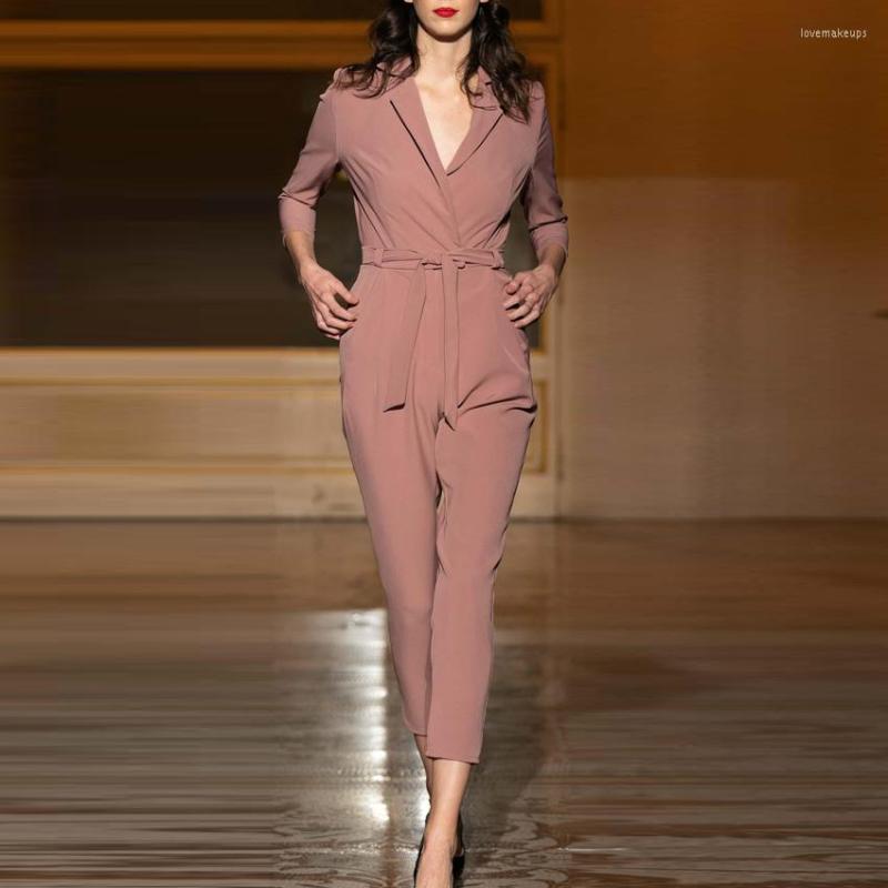 Women' Jumpsuits HIGH STREET Fashion 2022 Designer Jumpsuit Women' Short Sleeve Tailored Collare Simplicity Elegance Pocket Pink, Picture shown
Women' Jumpsuits HIGH STREET Fashion 2022 Designer Jumpsuit Women' Short Sleeve Tailored Collare Simplicity Elegance Pocket Pink, Picture shown