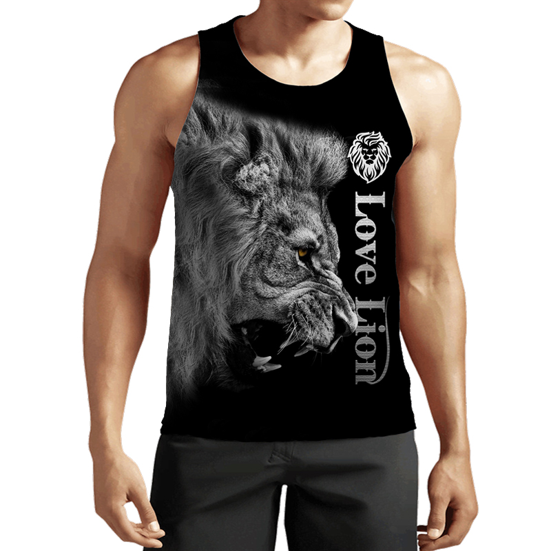Plus-size -6XLSummer Men' Lion Tank Tops Animal 3D Printed Sleeveless Cool Vest Women Fashion Casual Harajuku Streetwear Clothing 003, The color of the picture
Plus-size -6XLSummer Men' Lion Tank Tops Animal 3D Printed Sleeveless Cool Vest Women Fashion Casual Harajuku Streetwear Clothing 003, The color of the picture