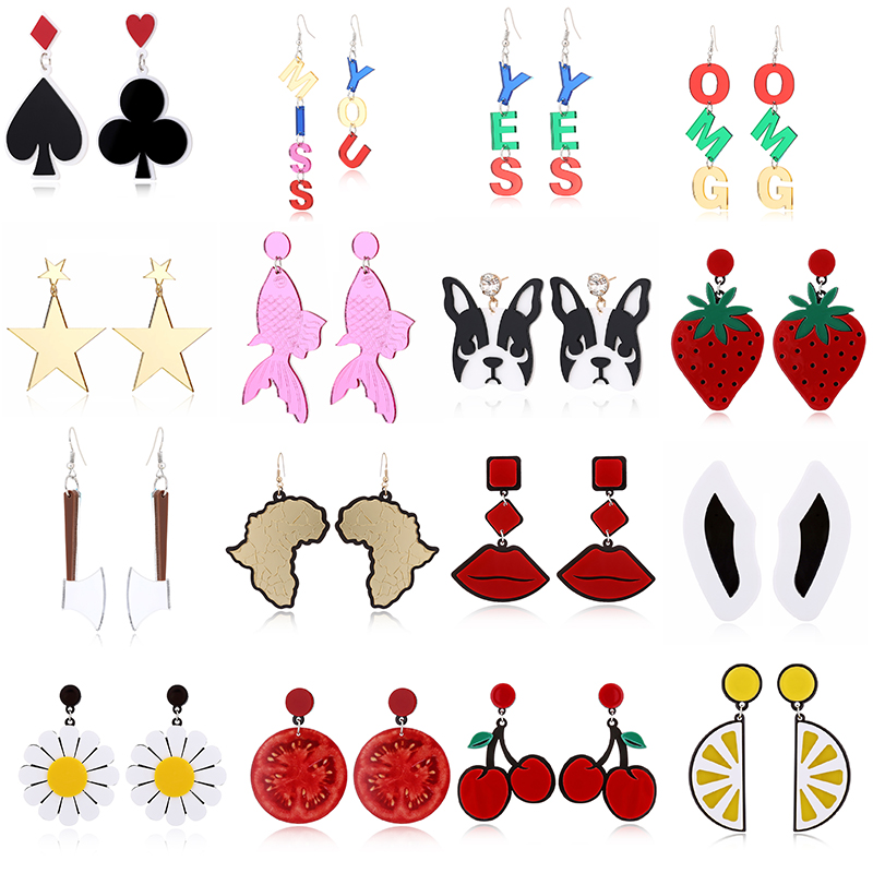 Stud Yaologe Big Drop Earrings For Women Statement Acrylic Fruit Letters Exaggeration Funny Fashion Jewelry Wholesale Dangle Delivery Smttf
Stud Yaologe Big Drop Earrings For Women Statement Acrylic Fruit Letters Exaggeration Funny Fashion Jewelry Wholesale Dangle Delivery Smttf