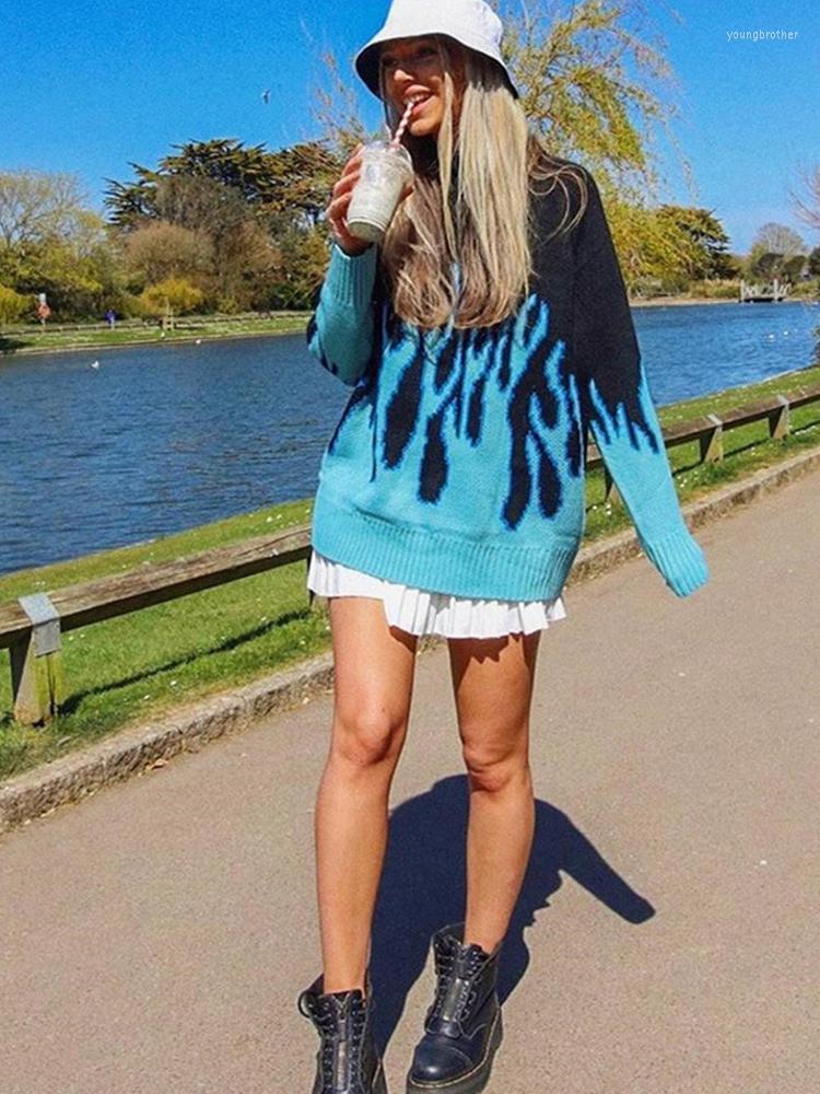 Women' Sweaters Women Contrasting Colors Panelled Knitted Pullovers Long Sleeve O-neck Y2K Casual Autumn Winter Warm Thick Lady Sweater, Blue
Women' Sweaters Women Contrasting Colors Panelled Knitted Pullovers Long Sleeve O-neck Y2K Casual Autumn Winter Warm Thick Lady Sweater, Blue