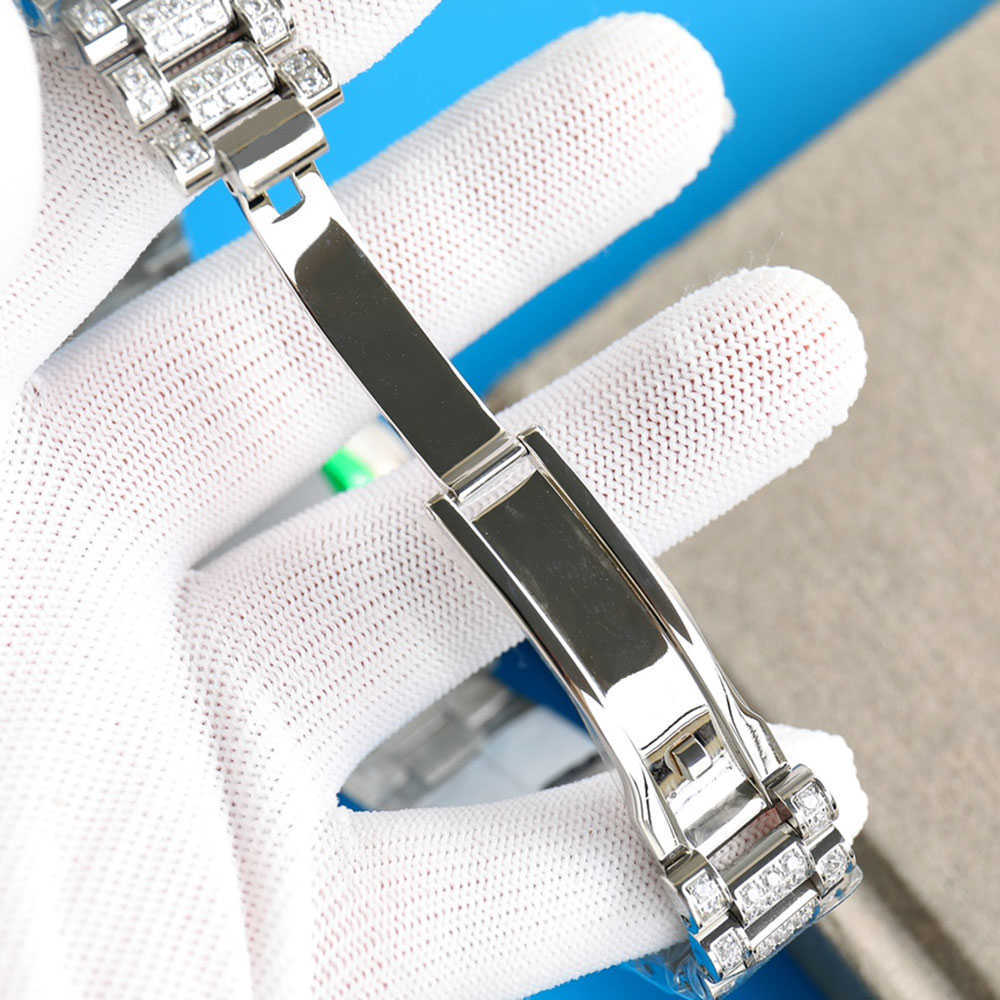 Wristwatches Diamond Watch Mens Automatic Mechanical Watch 41mm With Diamond-studded Steel Bracelet Busins Wristwatch 904L Stainls Steel Montre de Luxe6MVD, Colour 7
Wristwatches Diamond Watch Mens Automatic Mechanical Watch 41mm With Diamond-studded Steel Bracelet Busins Wristwatch 904L Stainls Steel Montre de Luxe6MVD, Colour 7