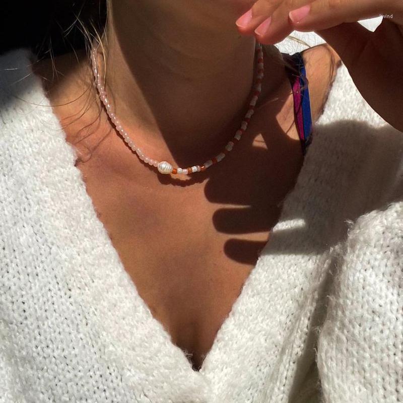 Choker 2022 Summer Bohemian Ladies Fashion Jewelry Necklace Colored Rice Beads Natural Pearl Simple Beautiful Accessories Retro Style
Choker 2022 Summer Bohemian Ladies Fashion Jewelry Necklace Colored Rice Beads Natural Pearl Simple Beautiful Accessories Retro Style