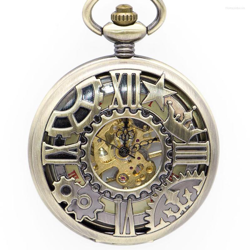 Pocket Watches Creative Gear Wheel Hollow Hand Winding Mechanical Watch Fob Men Women Gift With Chain PJX1343, Blue hand-no box
Pocket Watches Creative Gear Wheel Hollow Hand Winding Mechanical Watch Fob Men Women Gift With Chain PJX1343, Blue hand-no box