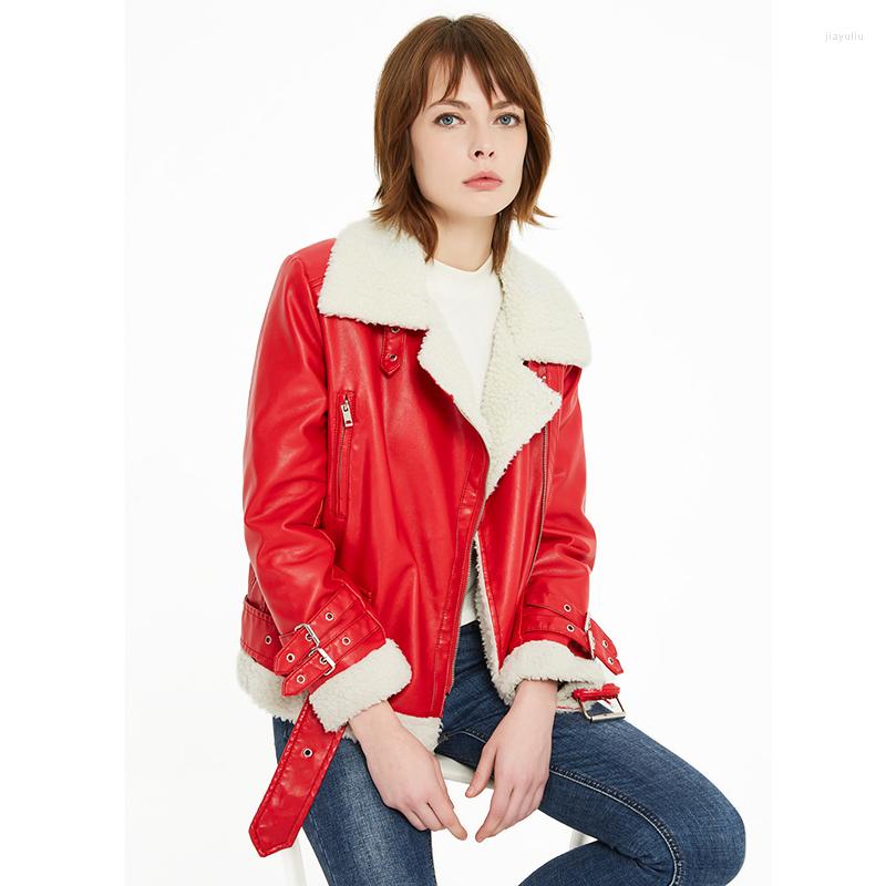 Women' Leather Faux Jacket Warm Thick Women Fashion Zipper Motorcycle PU Ladies Turndown Collar Basic Street Coat, Black
Women' Leather Faux Jacket Warm Thick Women Fashion Zipper Motorcycle PU Ladies Turndown Collar Basic Street Coat, Black