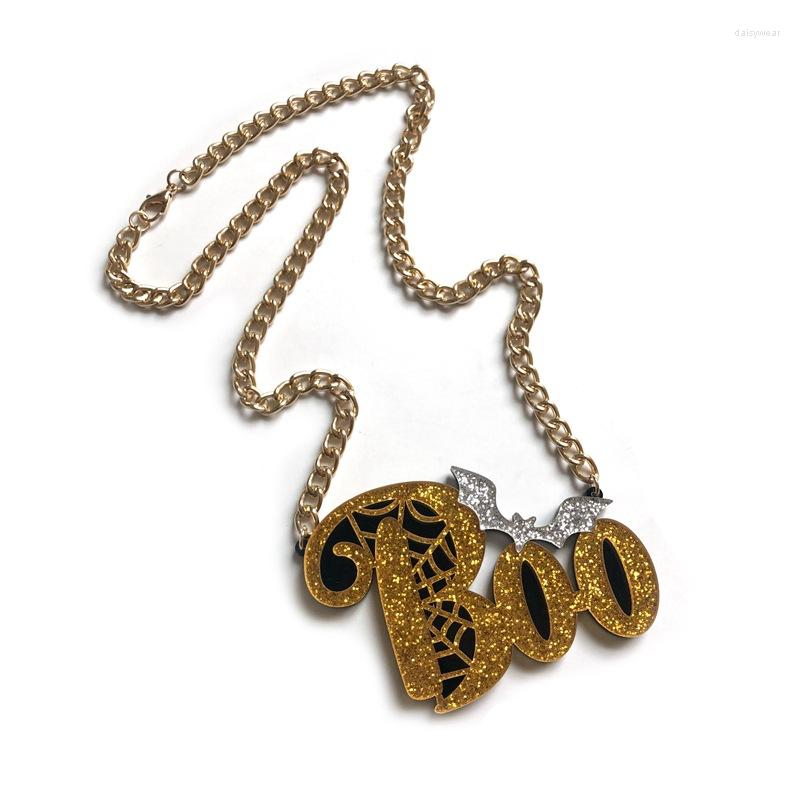 Chains HipHop Cool Punk Big Golden Color Chain English Letter BOO Pendant Necklace For Women Men Exaggerated Acrylic Halloween
Chains HipHop Cool Punk Big Golden Color Chain English Letter BOO Pendant Necklace For Women Men Exaggerated Acrylic Halloween