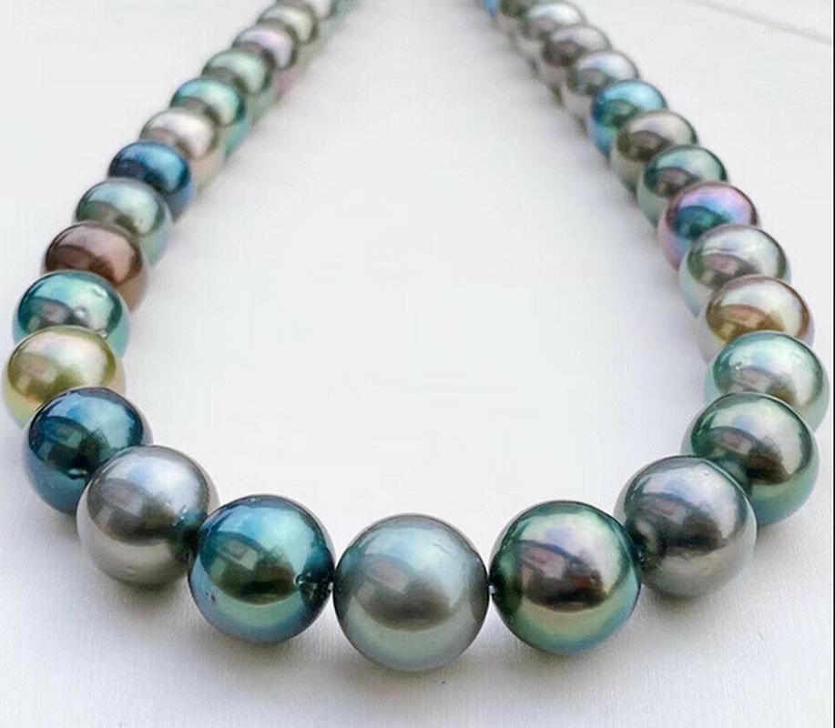 Chains Elegant Natural South Sea Genuine 9-12mm Multicolor Round Pearl Neckalces For Women Jewelry Chain
Chains Elegant Natural South Sea Genuine 9-12mm Multicolor Round Pearl Neckalces For Women Jewelry Chain