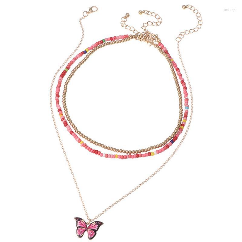 Choker 3Pcs Bohemian Style Bead Necklace Alloy Butterfly Decor Chain For Ladies Jewelry Accessories
Choker 3Pcs Bohemian Style Bead Necklace Alloy Butterfly Decor Chain For Ladies Jewelry Accessories