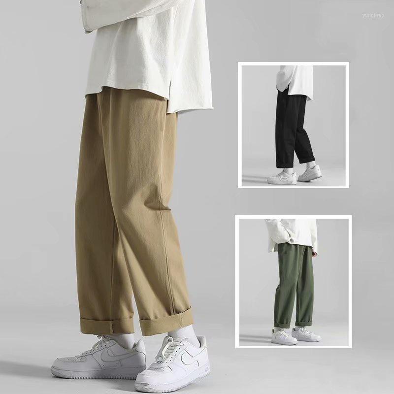 Men's Pants Men Casual Men's Khaki Korean Trousers Loose Straight-leg Wide-leg, Black
Men's Pants Men Casual Men's Khaki Korean Trousers Loose Straight-leg Wide-leg, Black