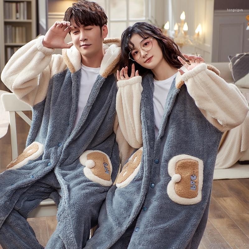 Men's Sleepwear Women Long Warm Flannel Bathrobe Set Winter Bath Robe Bridesmaid Hooded Dressing Gown Sexy Bride Robes Men Night, Lm6798
Men's Sleepwear Women Long Warm Flannel Bathrobe Set Winter Bath Robe Bridesmaid Hooded Dressing Gown Sexy Bride Robes Men Night, Lm6798