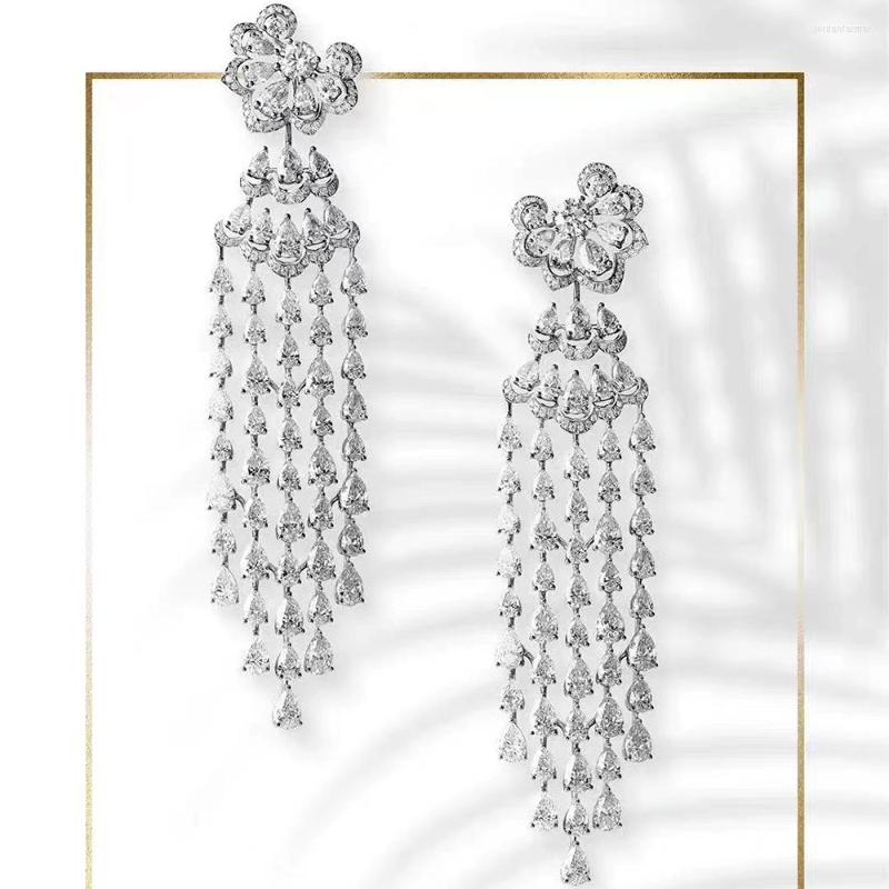 Dangle Earrings GODKI Trendy Magzine Flower Earring For Women Wedding Miami Prong Cuban Chain Link Cubic Zirconia CZ Set Hip Hop Chains
Dangle Earrings GODKI Trendy Magzine Flower Earring For Women Wedding Miami Prong Cuban Chain Link Cubic Zirconia CZ Set Hip Hop Chains
