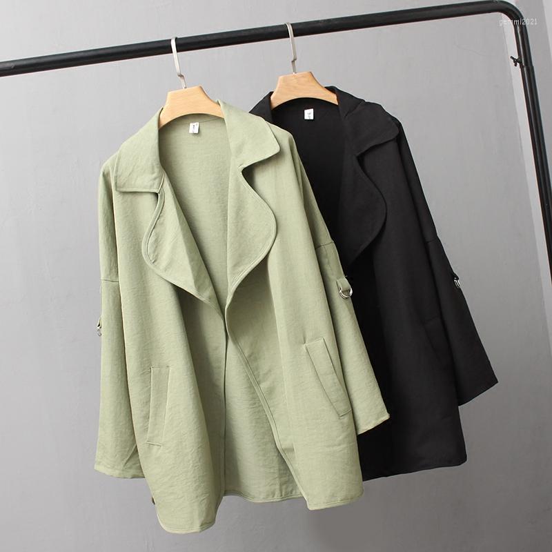 Women's Trench Coats 2022 Spring Autumn Coat Women Windbreakers Mid-Long Large Size Casual Cardigan Women's Black ArmyGreen Overcoat, Army green
Women's Trench Coats 2022 Spring Autumn Coat Women Windbreakers Mid-Long Large Size Casual Cardigan Women's Black ArmyGreen Overcoat, Army green