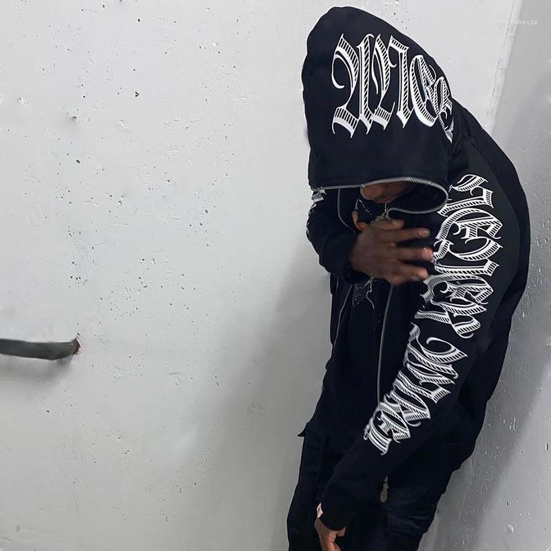 Women's Hoodies Punk Gothic Letter Print Hoddie Y2k For Men Full Zip Hoodie Women Sudaderas Hombre Unisex Hooded Jackets, 642-black
Women's Hoodies Punk Gothic Letter Print Hoddie Y2k For Men Full Zip Hoodie Women Sudaderas Hombre Unisex Hooded Jackets, 642-black