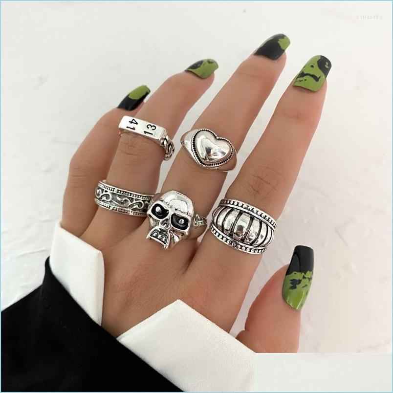 Cluster Rings Cluster Rings Vintage Sier Color Skl Heart Set For Women Men Gothic Chain Retro 2022 Trend Fashion Jewelrycluster Brit Dh23G
Cluster Rings Cluster Rings Vintage Sier Color Skl Heart Set For Women Men Gothic Chain Retro 2022 Trend Fashion Jewelrycluster Brit Dh23G