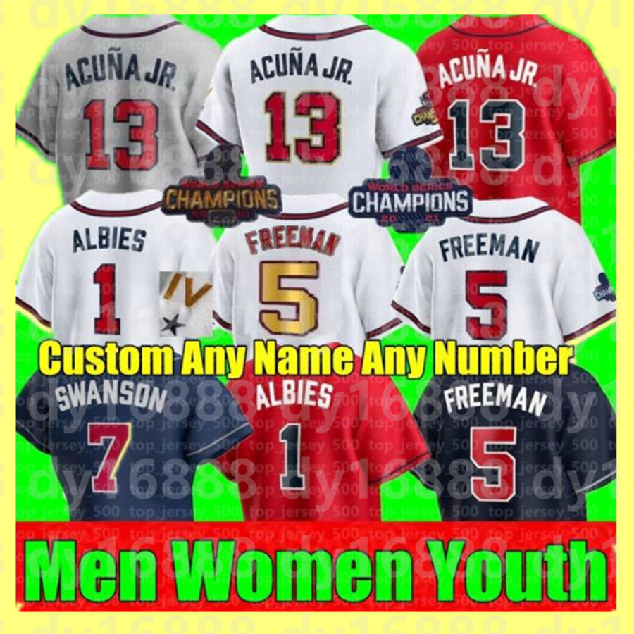 New 2022 Men Women Youth WS Gold Program jersey Dansby Swanson 13 Ronald Acuna Jr. Ozzie Albies 28 Matt Olson Freddie Freeman 27 Austin Brave Riley Baseball Jerseys, Men3
New 2022 Men Women Youth WS Gold Program jersey Dansby Swanson 13 Ronald Acuna Jr. Ozzie Albies 28 Matt Olson Freddie Freeman 27 Austin Brave Riley Baseball Jerseys, Men3