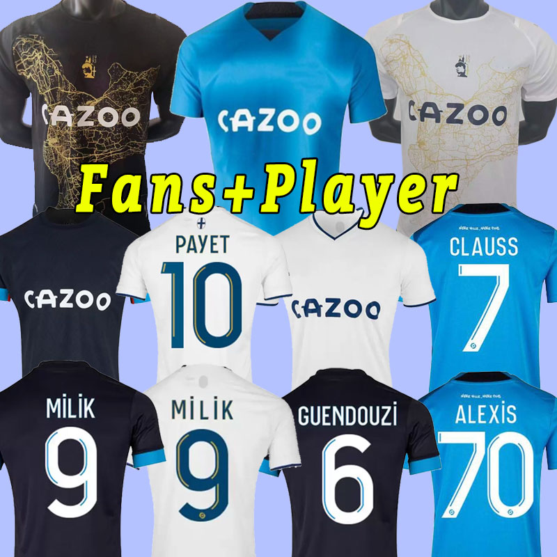Marseilles 22 23 soccer jersey CLAUSS ALEXIS 2023 2022 OM MILIK PAYET maillot de foot CUISANCE BENEDETTO GUENDOUZI KAMARA BAKAMBU football shirt THAUVIN fans Player, Away
Marseilles 22 23 soccer jersey CLAUSS ALEXIS 2023 2022 OM MILIK PAYET maillot de foot CUISANCE BENEDETTO GUENDOUZI KAMARA BAKAMBU football shirt THAUVIN fans Player, Away