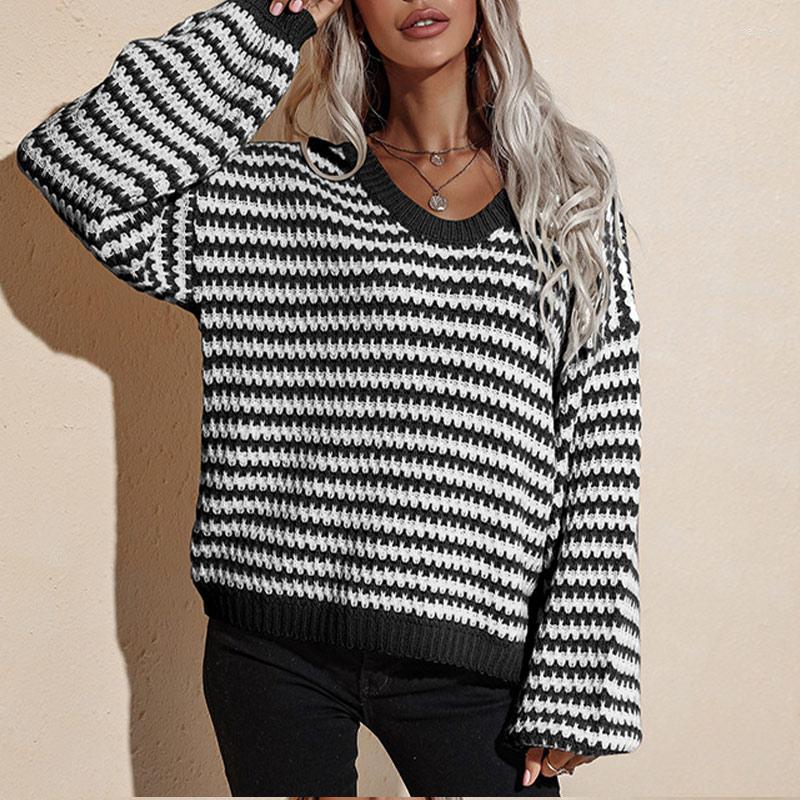 Women' Sweaters Sexy Batwing Sleeve Women' Sweater Striped Knitted V-neck Autumn Winter Ladies Pullover 2022 Loose Korean Fashion Top, Hfe3256-black
Women' Sweaters Sexy Batwing Sleeve Women' Sweater Striped Knitted V-neck Autumn Winter Ladies Pullover 2022 Loose Korean Fashion Top, Hfe3256-black