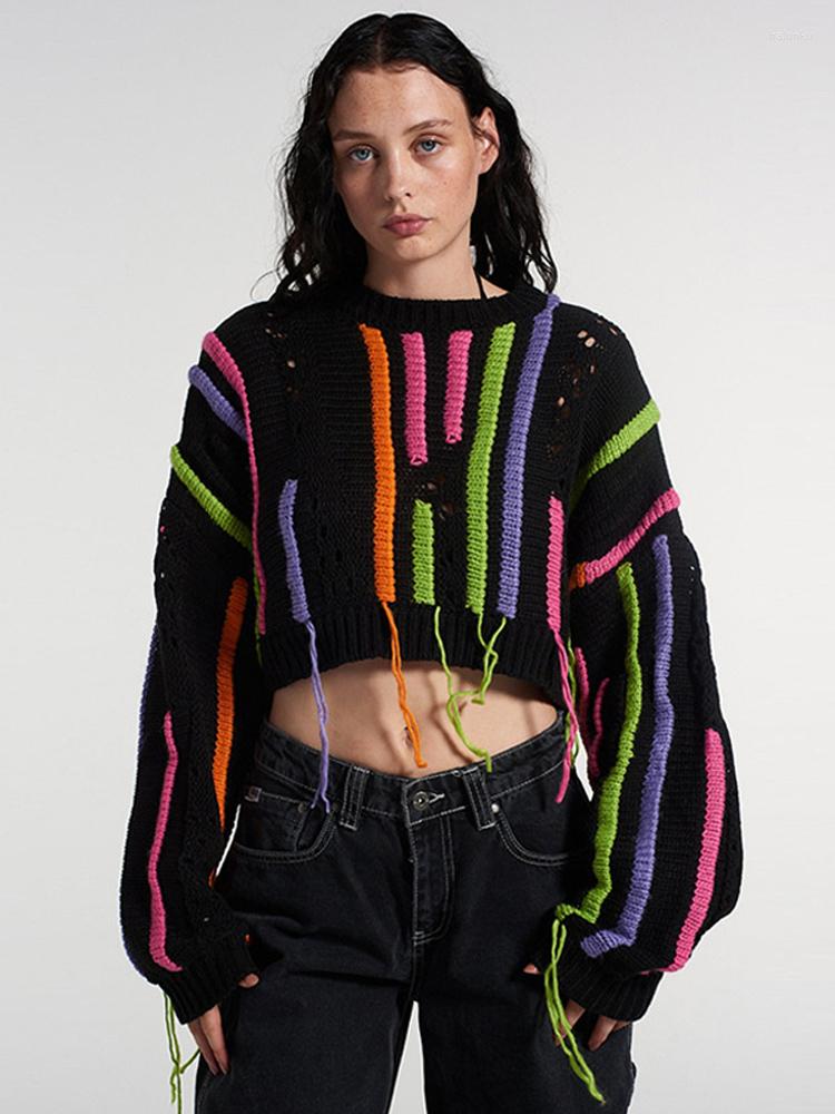 Women' Sweaters Color Matching Tassel Women' Sweater Fashion Knit O-neck Long Sleeve Ladies Pullover 2022 Fall Winter Loose All-match, Black
Women' Sweaters Color Matching Tassel Women' Sweater Fashion Knit O-neck Long Sleeve Ladies Pullover 2022 Fall Winter Loose All-match, Black