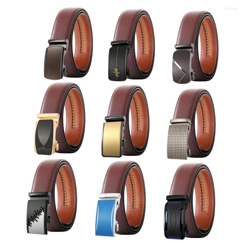 Belts Automatic Buckle Coffee Leather Belt For Men 3.5cm Width Mens Casual Waist Strap Male Formal Pants B608, Black
Belts Automatic Buckle Coffee Leather Belt For Men 3.5cm Width Mens Casual Waist Strap Male Formal Pants B608, Black