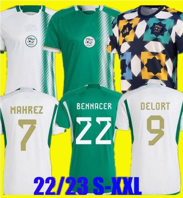 2022 2023 Algeria Soccer Jerseys Fans Player Version 22/23 football shirt DELORT OUNAS BENTALEB MAHREZ BELAILI SLIMANI BENNACER BENSEBAINI Algerie national team, S-3xl
2022 2023 Algeria Soccer Jerseys Fans Player Version 22/23 football shirt DELORT OUNAS BENTALEB MAHREZ BELAILI SLIMANI BENNACER BENSEBAINI Algerie national team, S-3xl