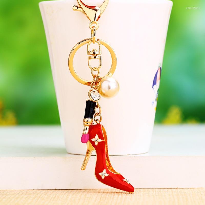 Keychains Fashion Creative Water High Heeled Car Keychain Female Cute Korean Packet Ring
Keychains Fashion Creative Water High Heeled Car Keychain Female Cute Korean Packet Ring