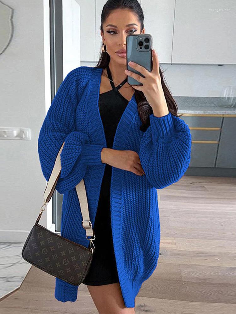 Women' Sweaters Autumn Thick Lantern Sleeve Cardigan Women Loose Casual Knit Long Sweater Female 2022 Fashion Soft Ladies Maxi, Green
Women' Sweaters Autumn Thick Lantern Sleeve Cardigan Women Loose Casual Knit Long Sweater Female 2022 Fashion Soft Ladies Maxi, Green