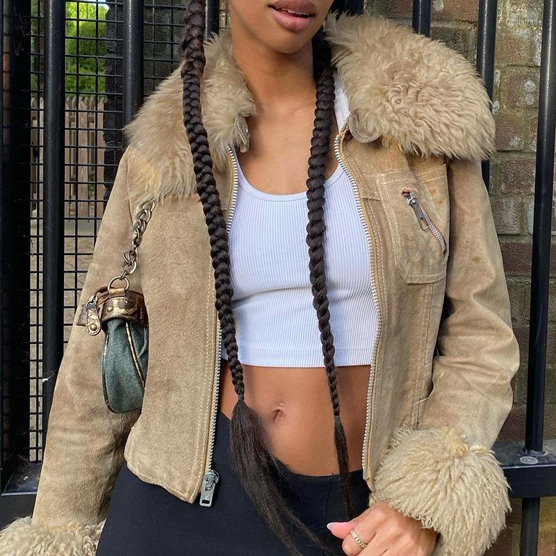 Women' Jackets Women Short Jacket Feather Patchwork Casual Zip Up Skinny Long Sleeve Basic Coat Turn Down Collar, Khaki
Women' Jackets Women Short Jacket Feather Patchwork Casual Zip Up Skinny Long Sleeve Basic Coat Turn Down Collar, Khaki