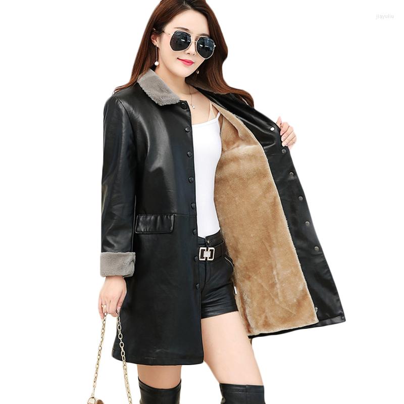Women's Leather Winter Plus Velvet Thick Warm PU Jacket Women Long Bomber Jackets Size Womens Motorcycle 5XL F1088, Dark green 01
Women's Leather Winter Plus Velvet Thick Warm PU Jacket Women Long Bomber Jackets Size Womens Motorcycle 5XL F1088, Dark green 01