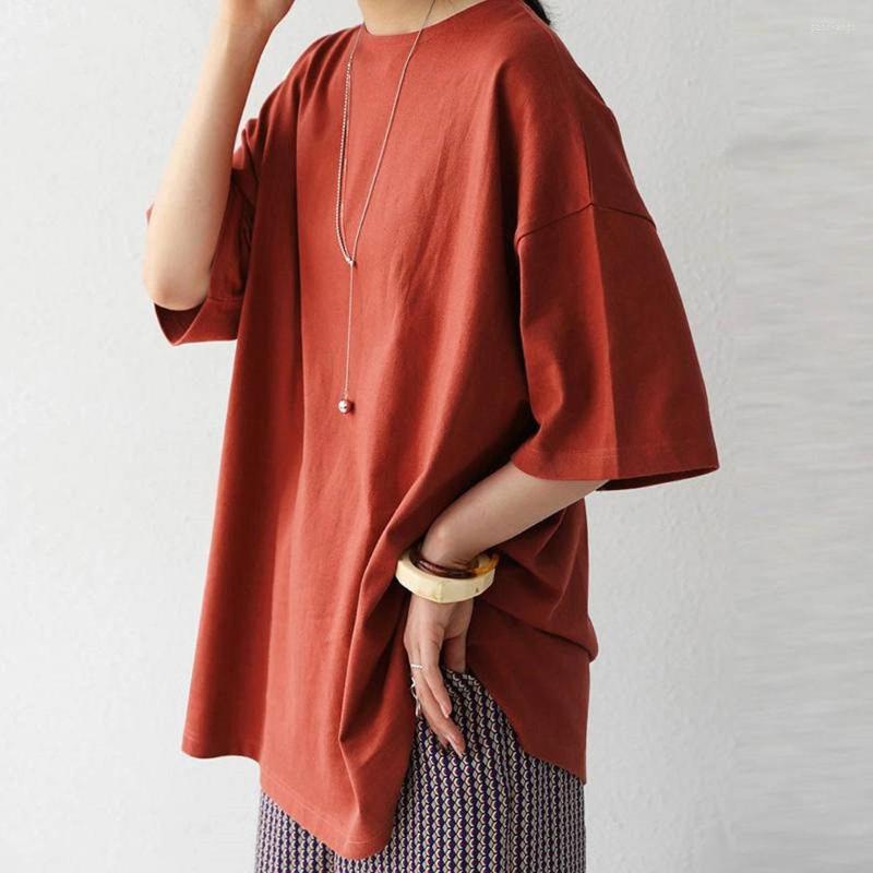 Women' T Shirts 2022 Summer Nylon T-shirt Women Japan Style Loose Casual Solid Color Pullover Tshirts Round Neck Basic Tee Shirt Woman, Green
Women' T Shirts 2022 Summer Nylon T-shirt Women Japan Style Loose Casual Solid Color Pullover Tshirts Round Neck Basic Tee Shirt Woman, Green