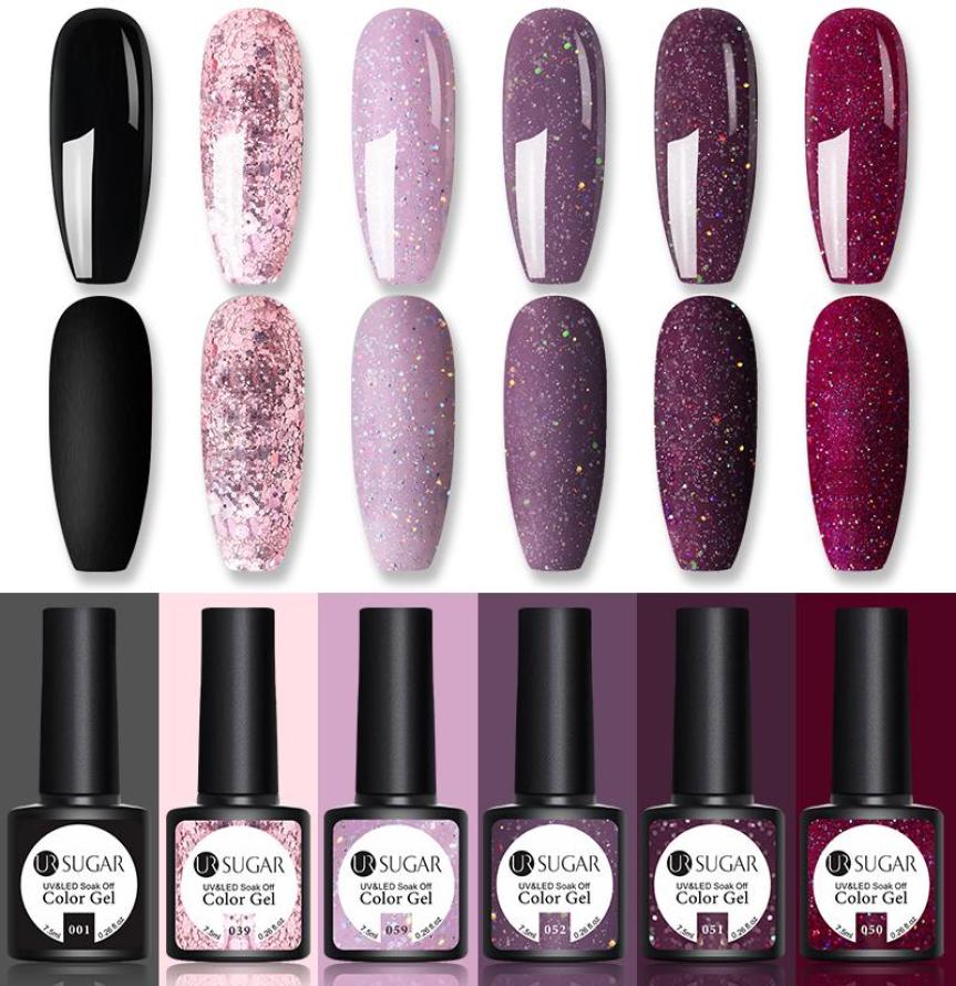 Nail Gel UR SUGAR Glitter Polish 75ml All For Manicure UV Semi Permanent Varnish Soak Off Art Need Base Top Coat5096018, Ur-105
Nail Gel UR SUGAR Glitter Polish 75ml All For Manicure UV Semi Permanent Varnish Soak Off Art Need Base Top Coat5096018, Ur-105