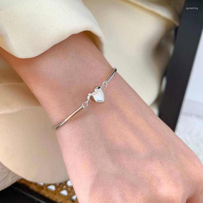 Link Bracelets Silver Color Bracelet Sweet Heart Fashion Chain Linked For Women Girl Charm Bangle Wedding Jewelry Gift Pulseira Sl462
Link Bracelets Silver Color Bracelet Sweet Heart Fashion Chain Linked For Women Girl Charm Bangle Wedding Jewelry Gift Pulseira Sl462