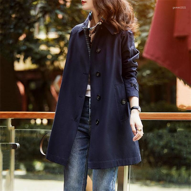 Women' Trench Coats Windbreaker Jacket Ladies Mid-Length 2022 Korean Temperament Coat Women Lining Office Femme Elegant 116, Khaki
Women' Trench Coats Windbreaker Jacket Ladies Mid-Length 2022 Korean Temperament Coat Women Lining Office Femme Elegant 116, Khaki