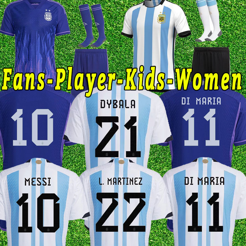 World Argentina cup Player Version Soccer Jerseys 2022 2023 DI MARIA DYBALA Football Shirt AGUERO MARADONA MONTIEL MARTINEZ men kids full set camesita women girl, Home
World Argentina cup Player Version Soccer Jerseys 2022 2023 DI MARIA DYBALA Football Shirt AGUERO MARADONA MONTIEL MARTINEZ men kids full set camesita women girl, Home