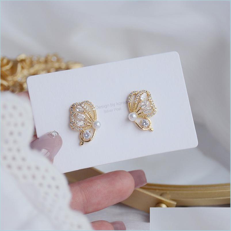 Stud Stud 2021 Sell Fine Micro Inlaid Zircon Pearl Gentle Temperament Butterfly Fairy Female Earrings Daily Gift Wholesale Drop Deli Dhnu1
Stud Stud 2021 Sell Fine Micro Inlaid Zircon Pearl Gentle Temperament Butterfly Fairy Female Earrings Daily Gift Wholesale Drop Deli Dhnu1