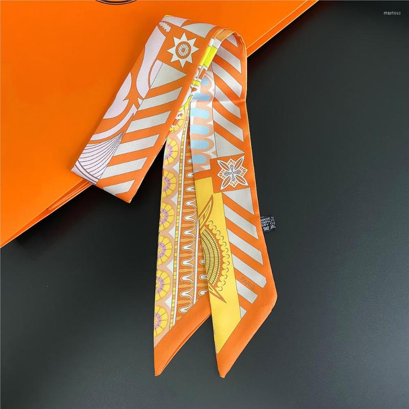 Scarves Bag Strap Small Long Scarf Women Silk Headband Accessories Ribbon 95cm 5cm Striped Printed Casual Style
Scarves Bag Strap Small Long Scarf Women Silk Headband Accessories Ribbon 95cm 5cm Striped Printed Casual Style