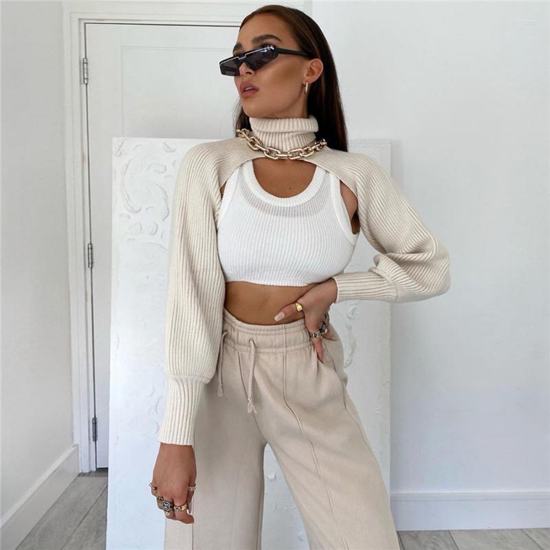 Women's Knits Women Female Sweater Solid Color High Collar Long Puff Sleeve Knitwear Pullover For Fashion Warm Sweaters Tops, Black
Women's Knits Women Female Sweater Solid Color High Collar Long Puff Sleeve Knitwear Pullover For Fashion Warm Sweaters Tops, Black