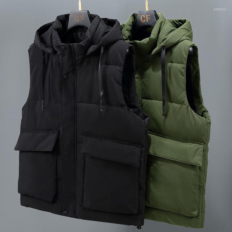 Men's Vests Winter Plus Men's Size -8XL Sleeveles Jackets Hooded 2023 Brand Thick Warm Cotton Padded Coat With Big Pockets, Black
Men's Vests Winter Plus Men's Size -8XL Sleeveles Jackets Hooded 2023 Brand Thick Warm Cotton Padded Coat With Big Pockets, Black
