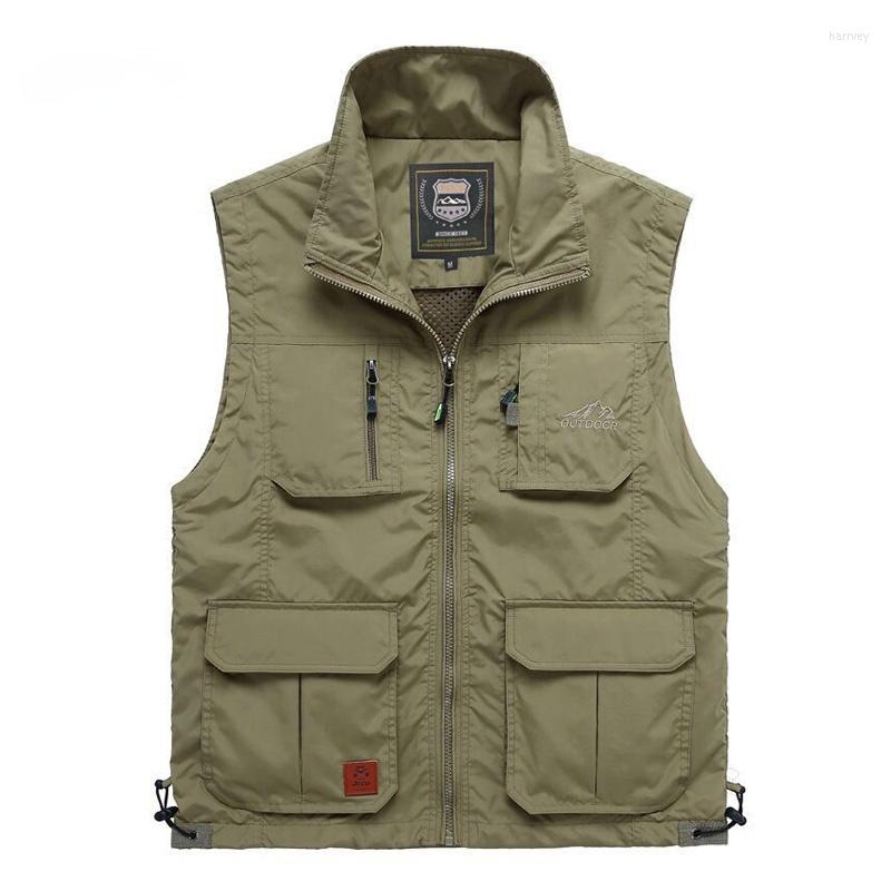 Men's Vests Mens Quick Dry Breathable Multi Pocket Mesh Vest Sleeveless Jackets Man Outwear Fishing Waistcoats, Black
Men's Vests Mens Quick Dry Breathable Multi Pocket Mesh Vest Sleeveless Jackets Man Outwear Fishing Waistcoats, Black
