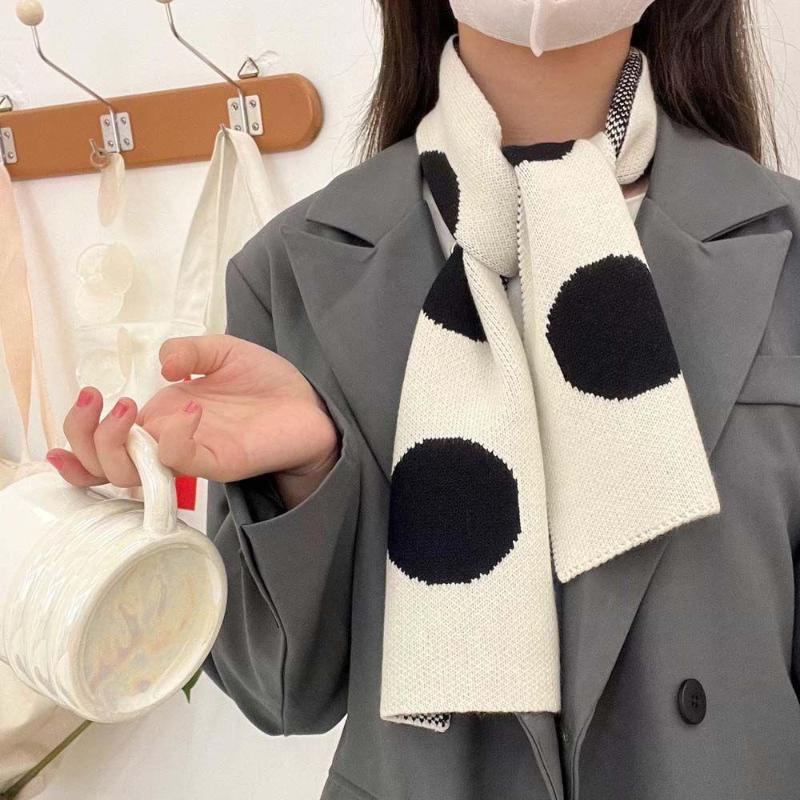 Scarves Women Scarf Autumn Winter Warm Knitted Long Neck Polka Dots Fashion Accessories
Scarves Women Scarf Autumn Winter Warm Knitted Long Neck Polka Dots Fashion Accessories