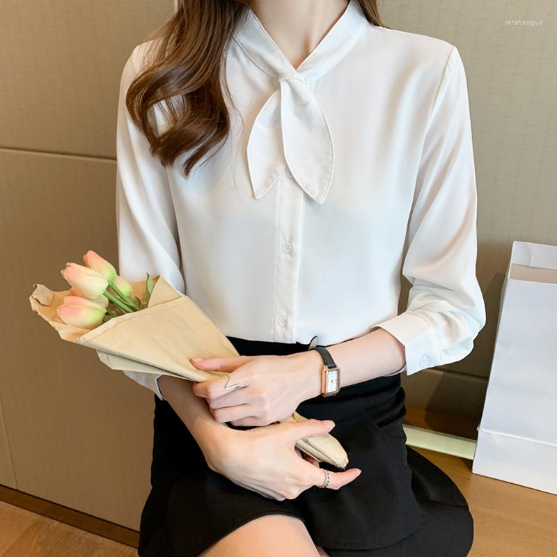 Women's Blouses Chikichi 2022 Spring And Autumn Style Korean Fashion Elegant Bow Pure Color Chiffon Loose Long-sleeved Button Shirt Women, White
Women's Blouses Chikichi 2022 Spring And Autumn Style Korean Fashion Elegant Bow Pure Color Chiffon Loose Long-sleeved Button Shirt Women, White
