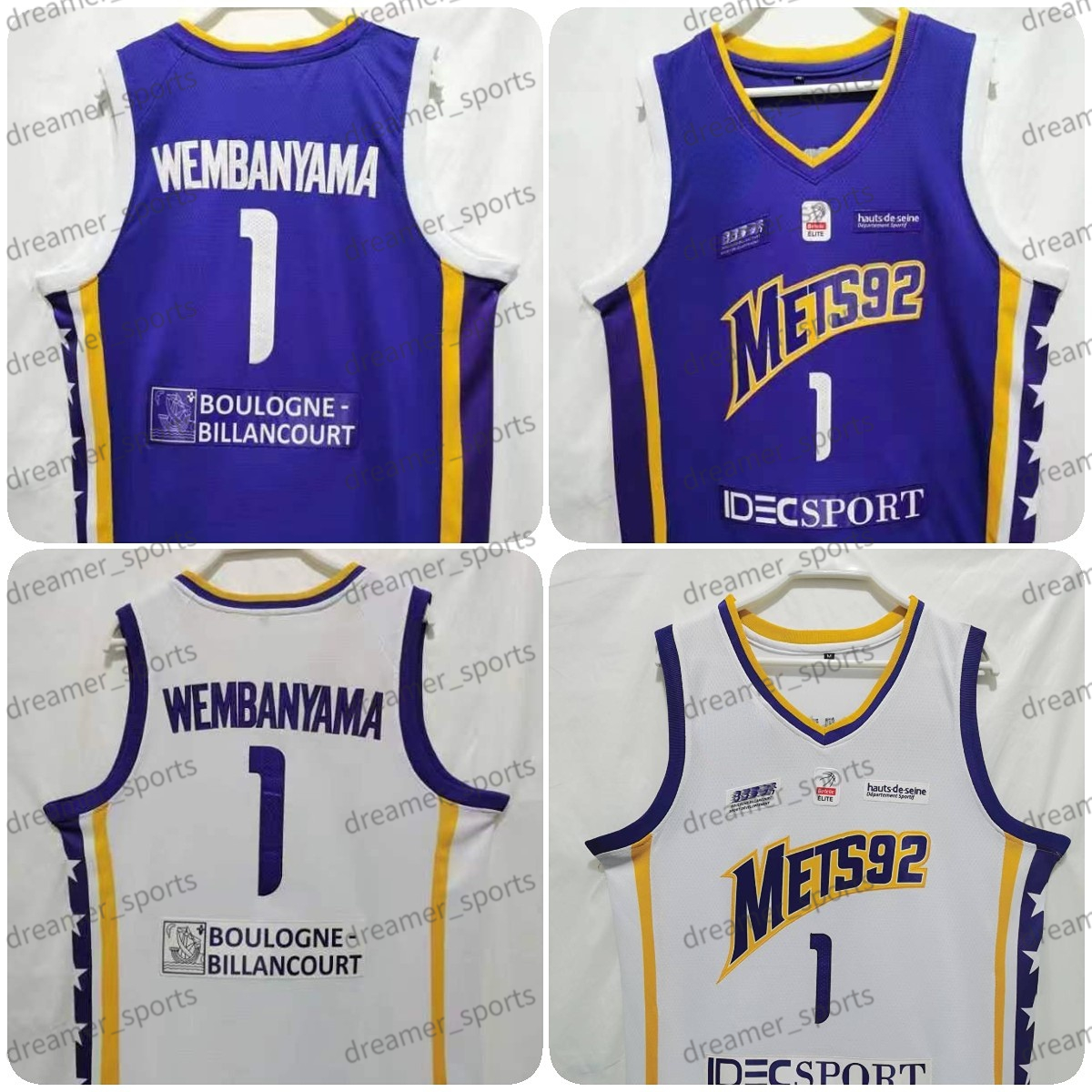 Metropolitans 1 Victor Wembanyama Basketball Jersey Mens France Team National White Purple Mets92 Jerseys
Metropolitans 1 Victor Wembanyama Basketball Jersey Mens France Team National White Purple Mets92 Jerseys
