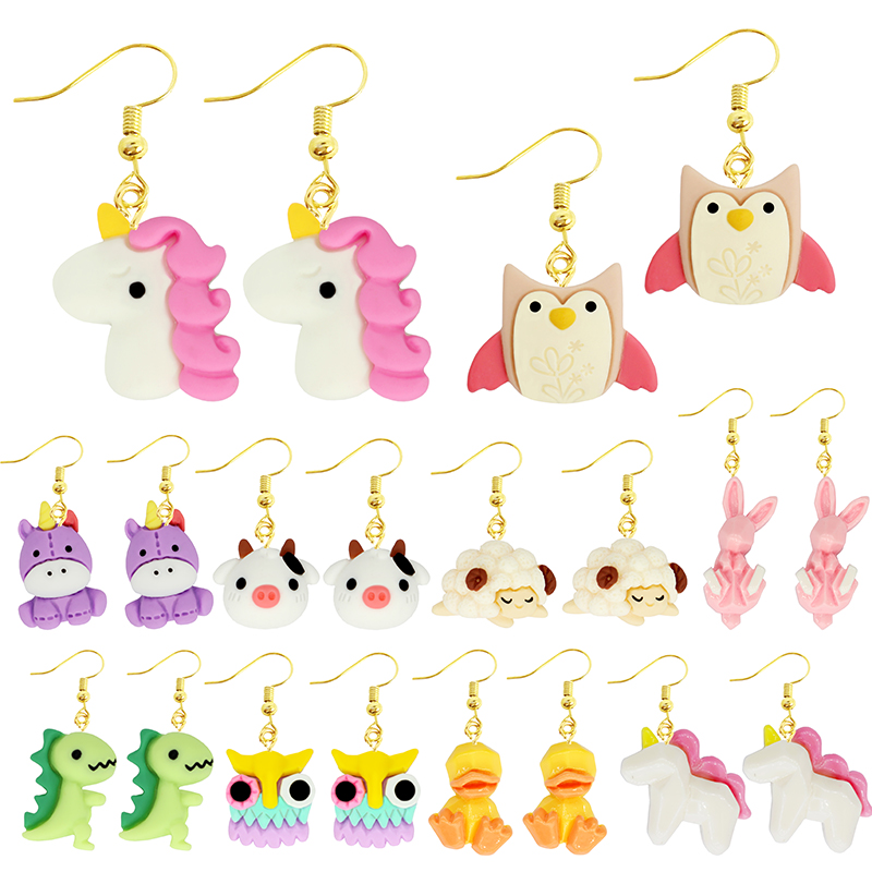 Stud Earring For Women Resin Drop Funny Custom Cute Girls Gift Eardrop Kids Animal Duck Rabbit Owl Bear Sheep Dangle Earrings Deliver Smtlb
Stud Earring For Women Resin Drop Funny Custom Cute Girls Gift Eardrop Kids Animal Duck Rabbit Owl Bear Sheep Dangle Earrings Deliver Smtlb