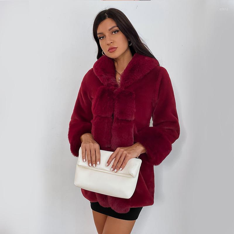Women's Fur Wepbel Women's Vests Fashion One-Piece Leather Coat Imitation Coats Jackets Long Sleeve Wine Cardigan
Women's Fur Wepbel Women's Vests Fashion One-Piece Leather Coat Imitation Coats Jackets Long Sleeve Wine Cardigan