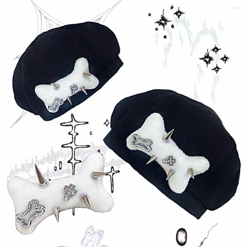 Berets Harajuku Fashion Y2k Accessories 1of1 Hat Lolita Unique Kawaii GothicPunk, Black
Berets Harajuku Fashion Y2k Accessories 1of1 Hat Lolita Unique Kawaii GothicPunk, Black