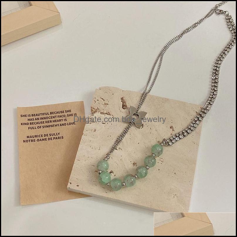 Chains Chains Korean Fashion Vintage Green Beaded Titanium Steel Chain Necklace Party Jewelry For Women Girls Drop Delivery 2022 Nec Dh8Rq
Chains Chains Korean Fashion Vintage Green Beaded Titanium Steel Chain Necklace Party Jewelry For Women Girls Drop Delivery 2022 Nec Dh8Rq