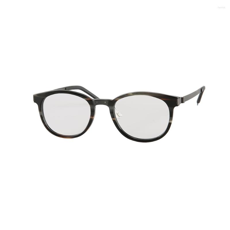 Sunglasses Light Comfortable Titanium Metal Oval Thin Dark Yak Horn Frame Optical Eyeglasses Reading Glasses
Sunglasses Light Comfortable Titanium Metal Oval Thin Dark Yak Horn Frame Optical Eyeglasses Reading Glasses