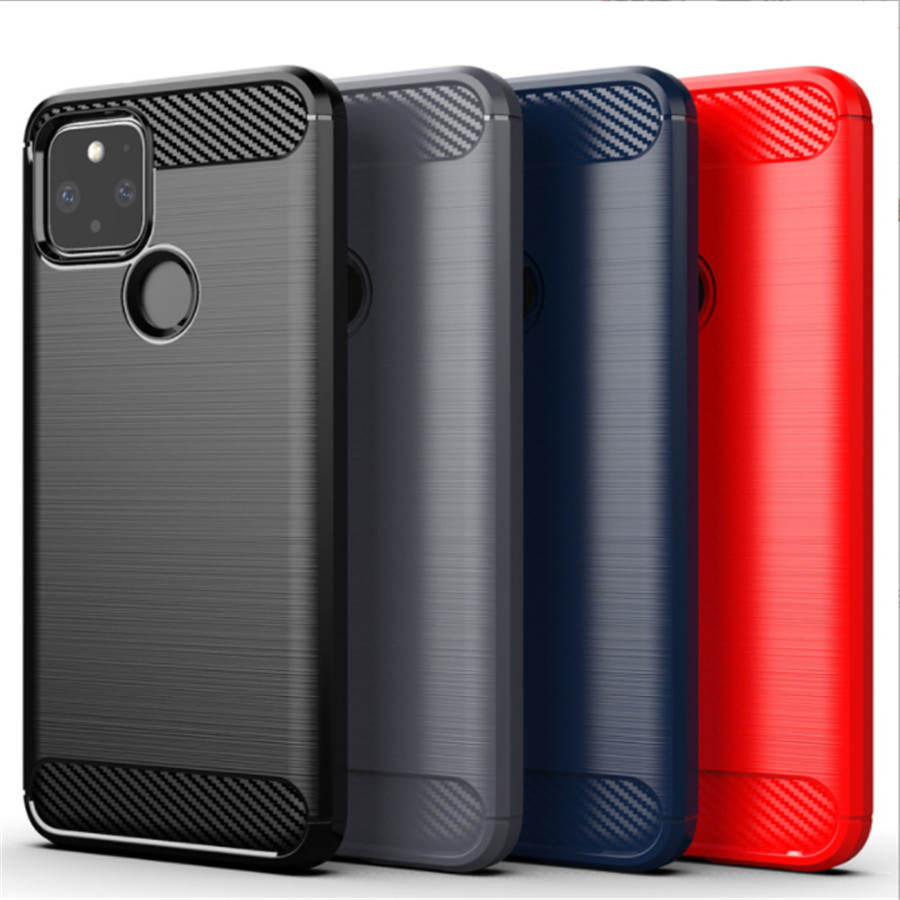 

Brushed Texture Phone Cases For Google Pixel 7 3 6 Pro 6A 5 2 XL 4 4A 5G Pixel6 5A 3A 3XL 6Pro Cover Carbon Fiber Luxury Case Cover, Black