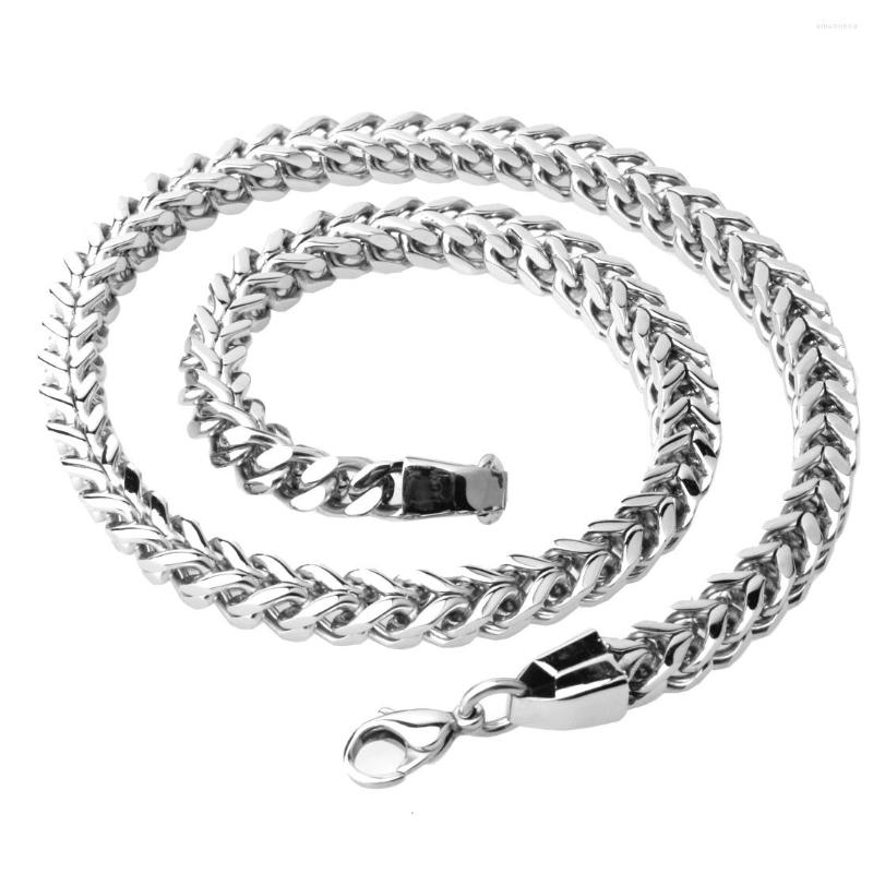 Chains Granny Chic Luxury Silver Color Jewelry Stainless Steel 24 Inch Figaro Male Long Curb Chain Men Necklace Party 8mm Wide
Chains Granny Chic Luxury Silver Color Jewelry Stainless Steel 24 Inch Figaro Male Long Curb Chain Men Necklace Party 8mm Wide