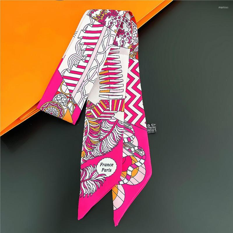 Scarves Square Geometric Patterns Printed Small Scarf Women Silk Headband Long Bag Accessories Ribbon Schal Bandeau Tie
Scarves Square Geometric Patterns Printed Small Scarf Women Silk Headband Long Bag Accessories Ribbon Schal Bandeau Tie